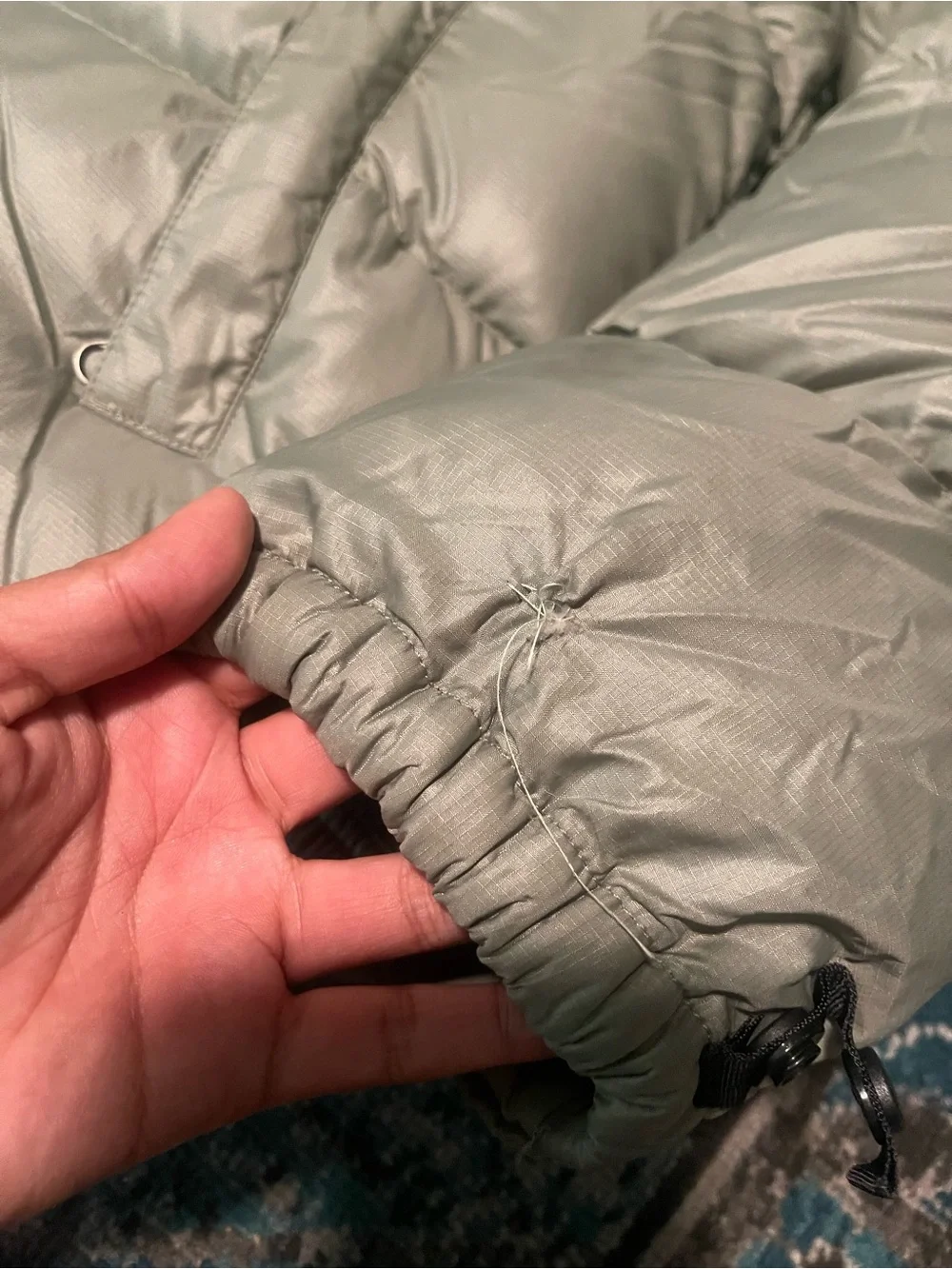 The North Face Two-Tone Brown & Tan Nuptse Puffer Jacket
